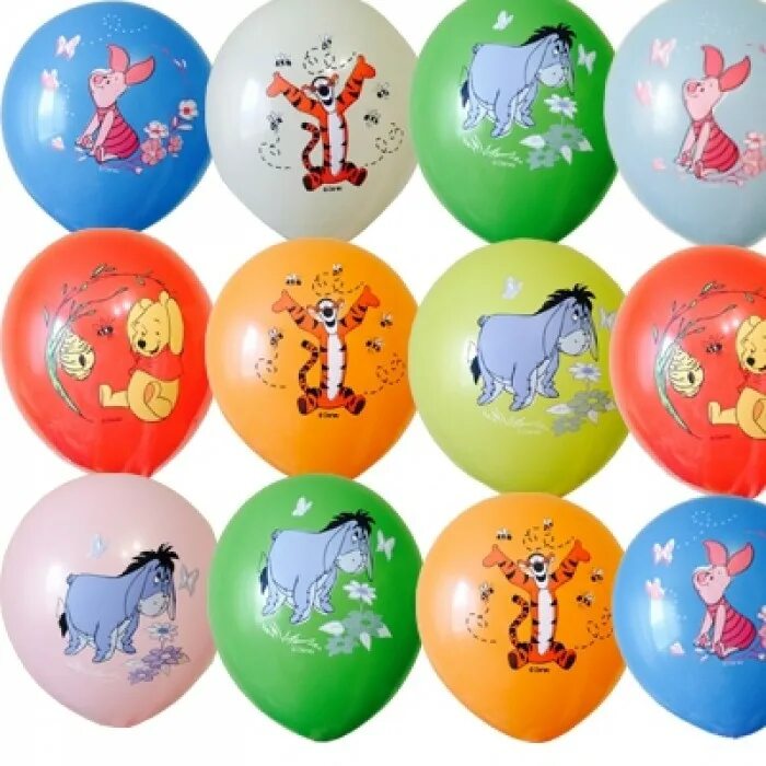 Воздушные шары винни пух. Шар латексный &quot;винни-пух&quot;. набор шаров с винни пухом. воздушные шары с героями. латексные шары винни пух.