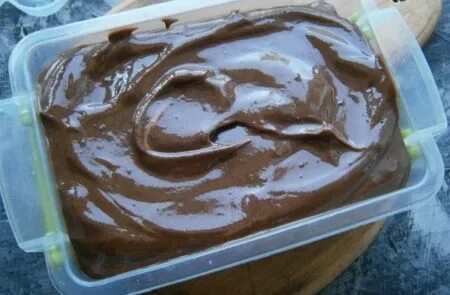 Шоколадное масло со сгущенкой