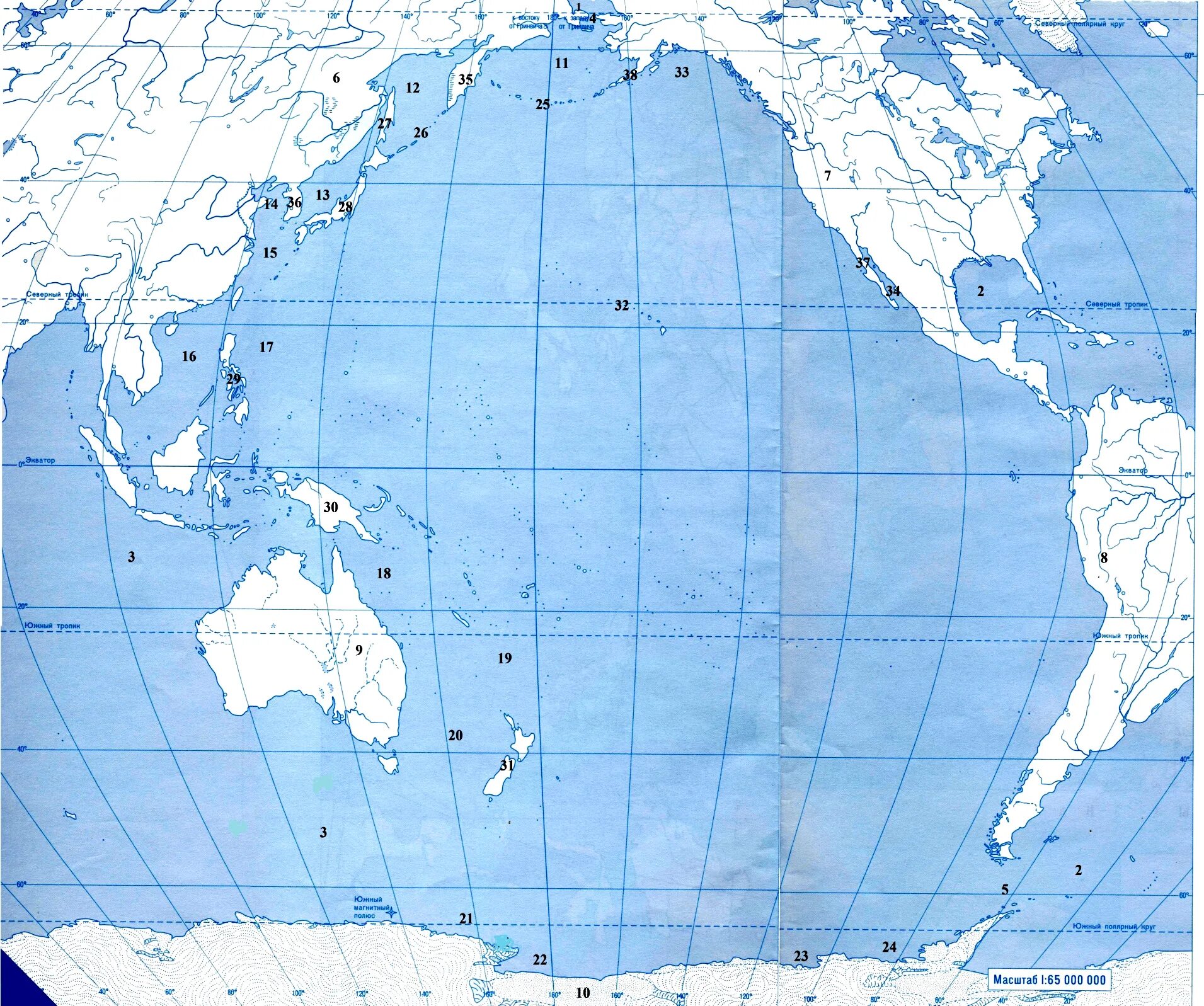 Океаны 1 7 класс. Карта Тихого океана контурная карта. Карта Тихого океана 7 класс. Контурная карта по географии 7 класс тихий океан. Контурная карта Тихого океана.