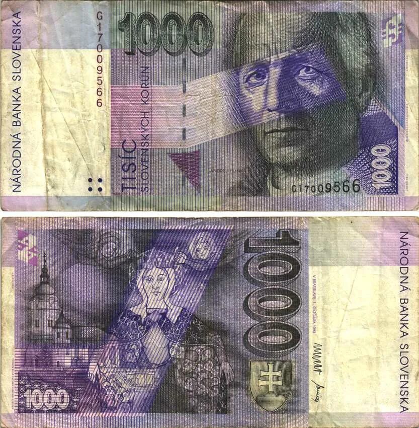 Словакия 5000 крон. Словацкая валюта. Словацкая крона. 1 000 - словацкая крона 1993. Деньги словакии.