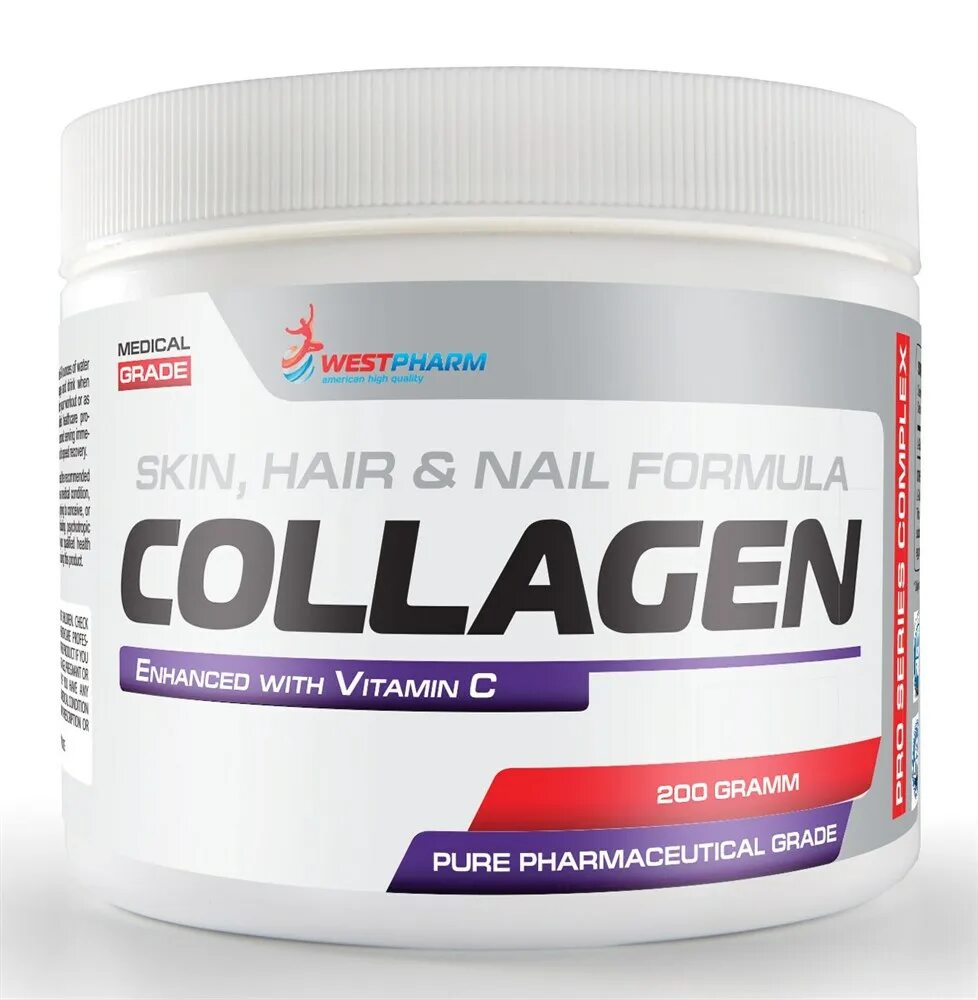 Коллаген добавка к пище. Коллаген Вестфарм. Collagen 200g. BCAA caps. Коллаген в порошке спортивное питание.