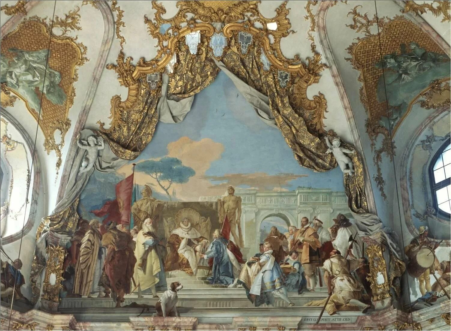 Искусство европы 17 18 века. Искусство европы 17 18 века. Искусство европы 17 18 века. Робер, юбер картины лувр 1733-1808. Тьеполо фрески.