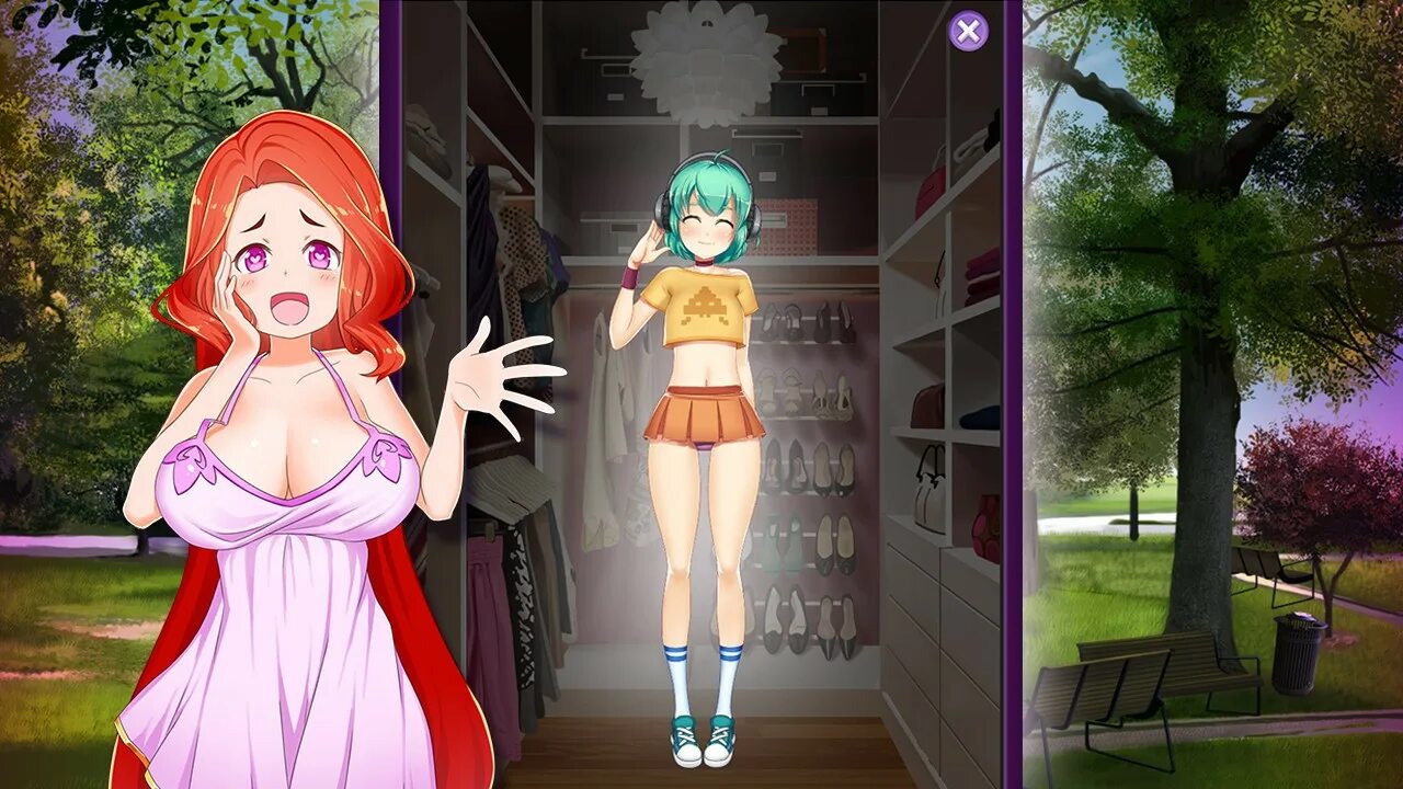 Booty Calls is a cool dating simulator with a unique puzzle mechanic in which yo
