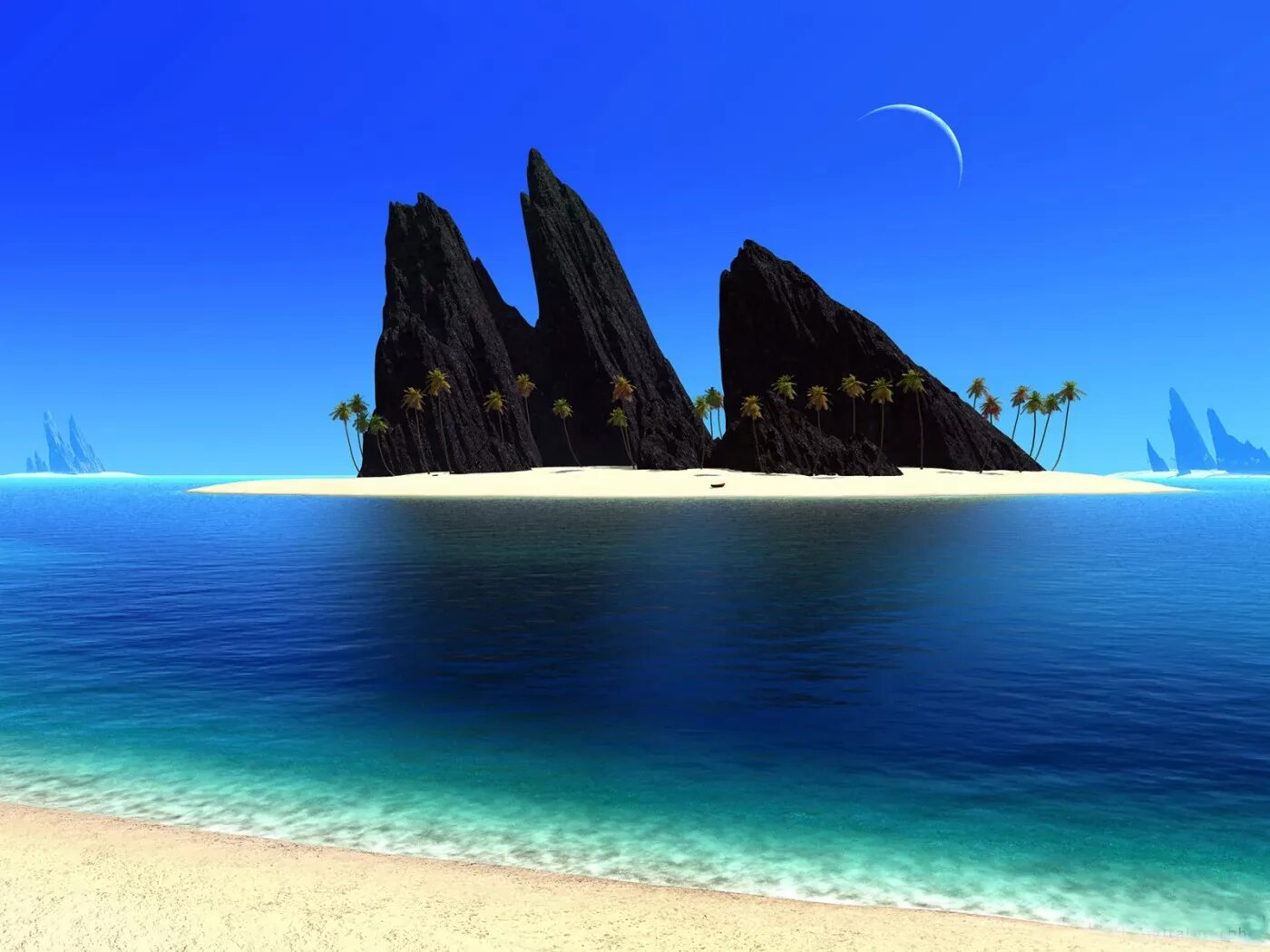 3 d ocean