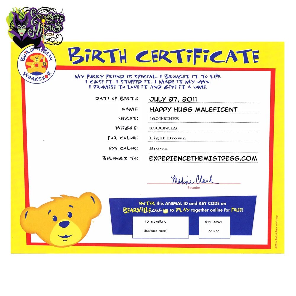 Certificate id. Furry Certificate. Задания на Birth ,born.