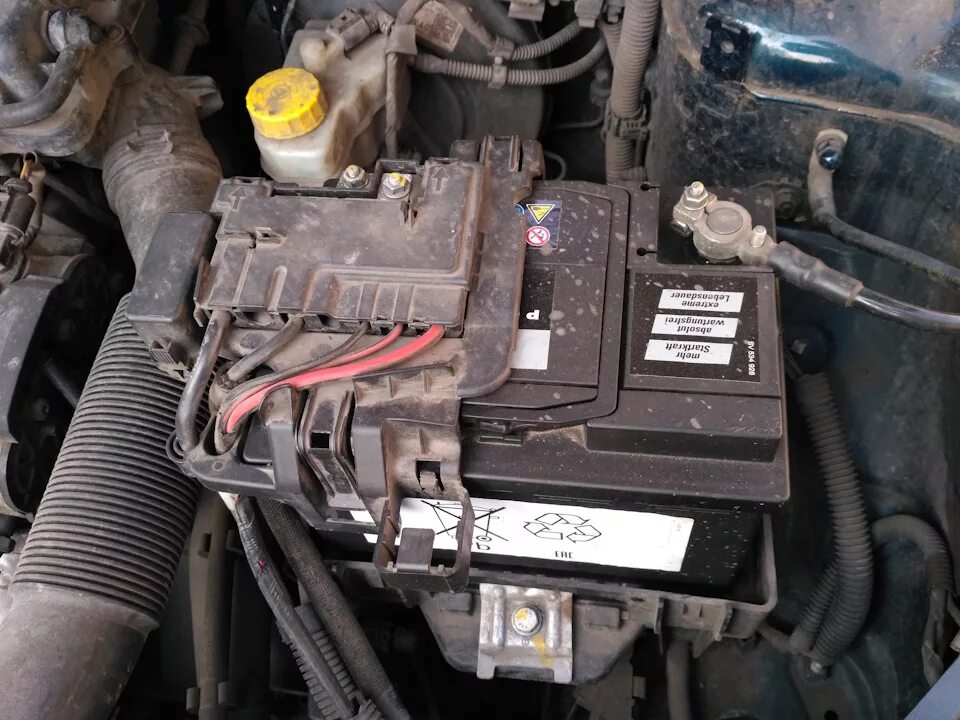 Плановое ТО и "шубка" для аккумулятора . - Skoda Fabia Combi Mk2, 1,4 л, 2008 го