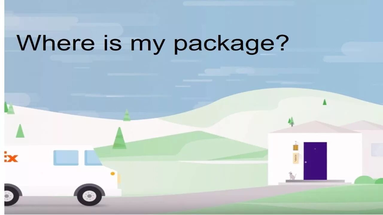 Package is transit. Package in Transit.