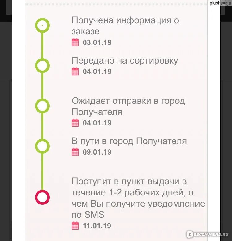 Сколько товар едет в пункт выдачи