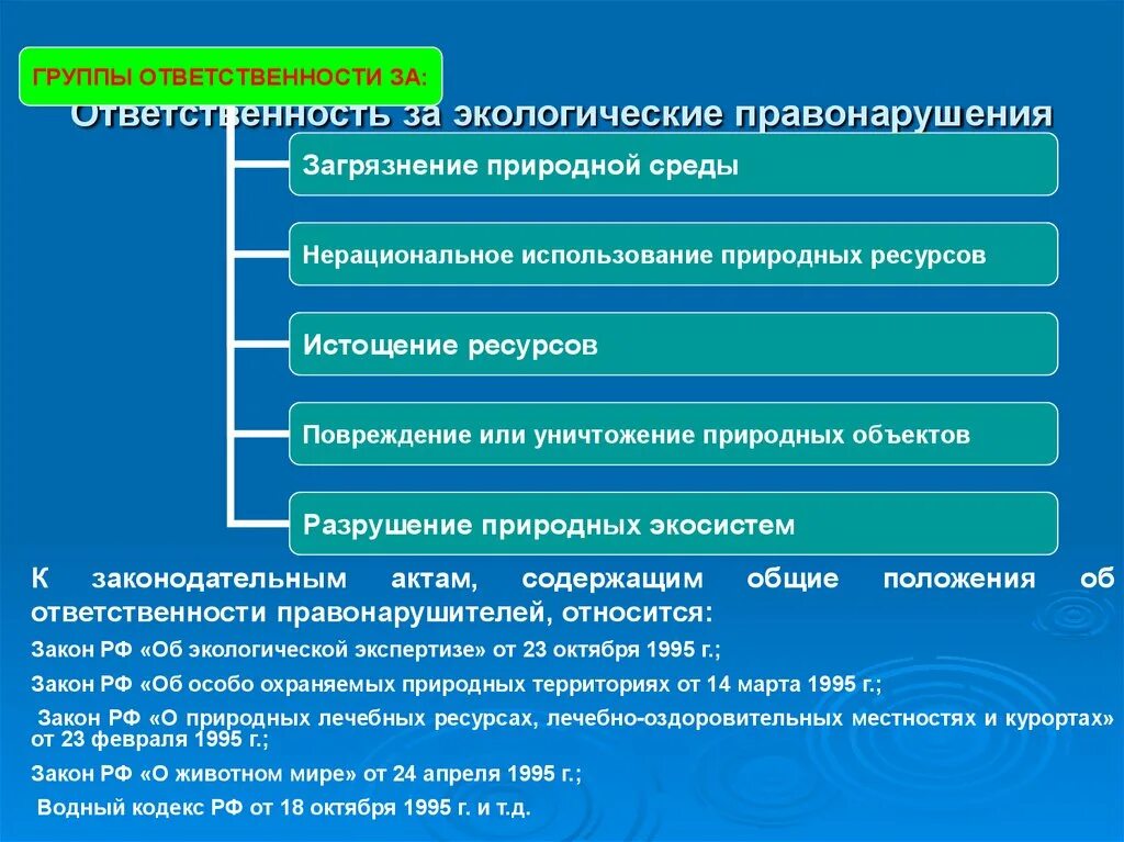 Коап рф экологические. Ответственность за экологические правонарушения. Ответственность за экологические проступки. Ответственный за экологические правонарушения.