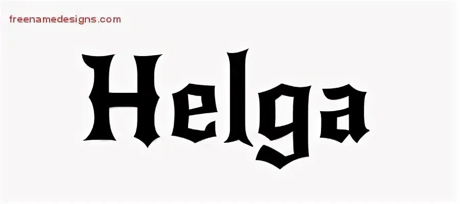 Хельга имя