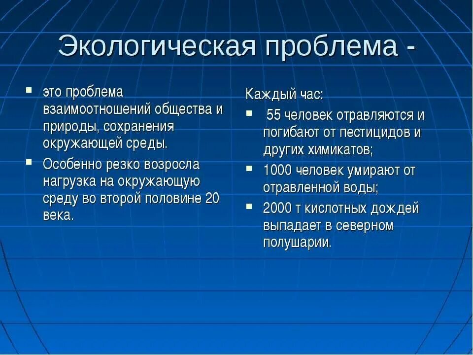 Глобальные проблемы общества 6 класс