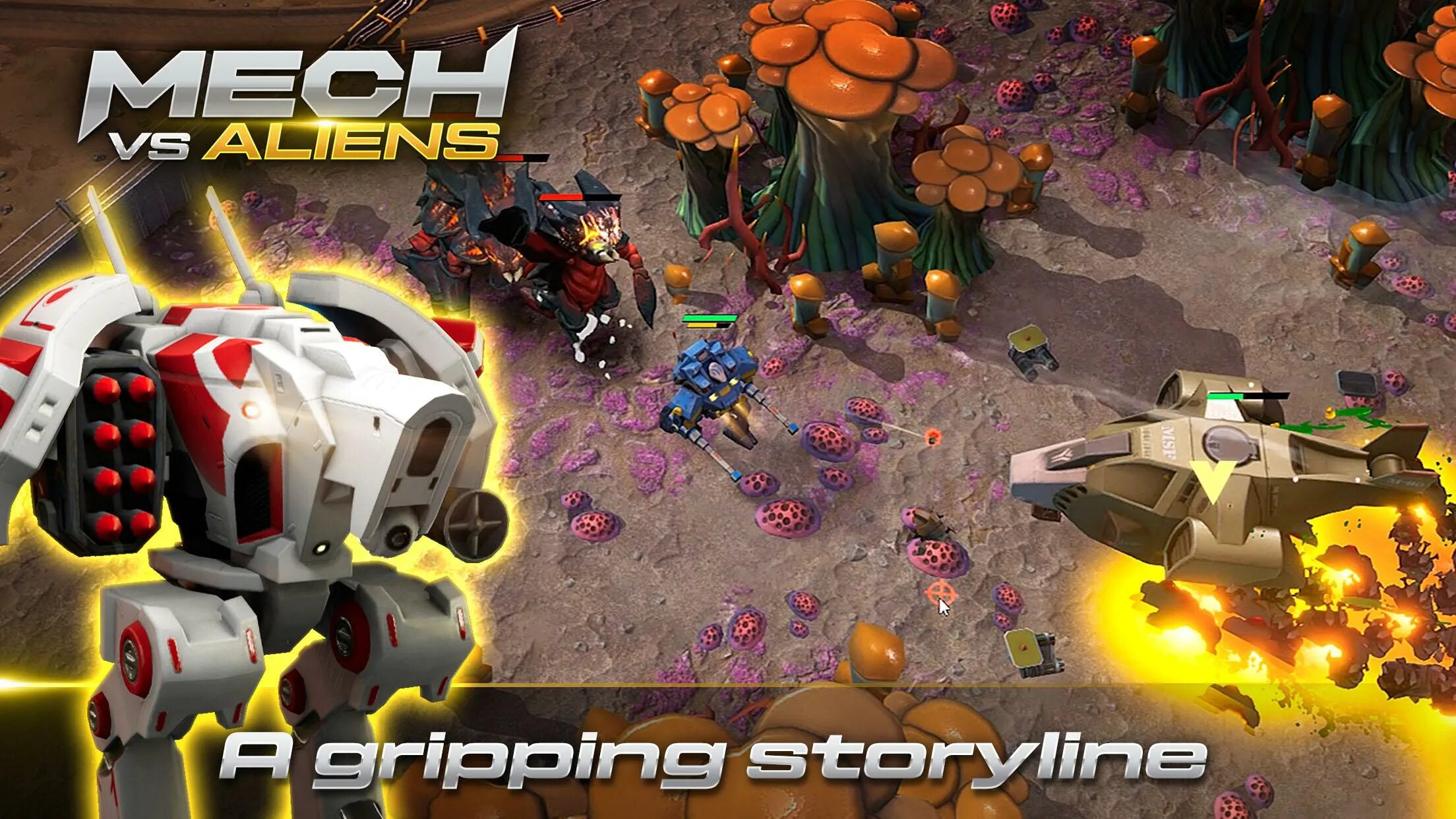 Пионеры против пришельцев игра. Mech vs Aliens. MECHCOM — 3d RTS.