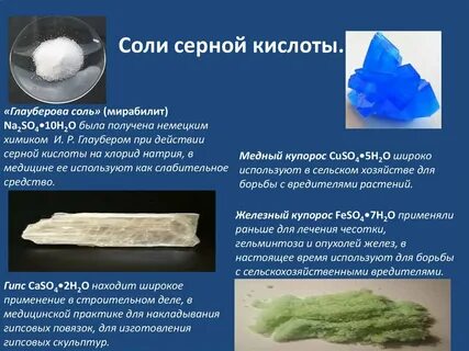 Соль минеральной кислоты