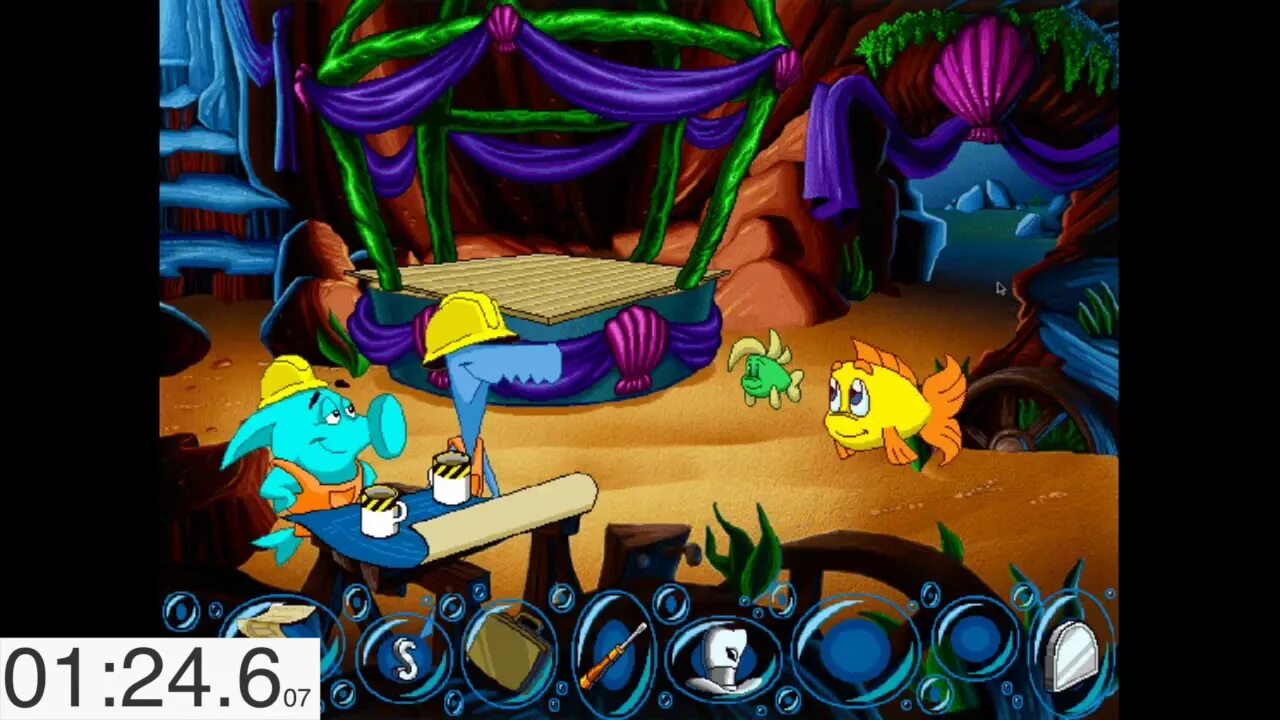 Рыбка Фредди и Лютер. Рыбка Фредди дело о банде соленого ущелья. Freddi Fish / рыбка Фредди. Freddi Fish игра. Рыба старая игра