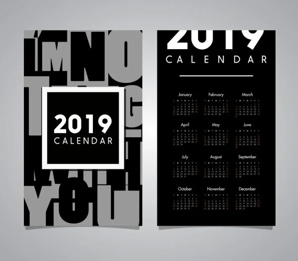 Январь 2025 календарь на черном фоне Картинки BLACK CALENDAR