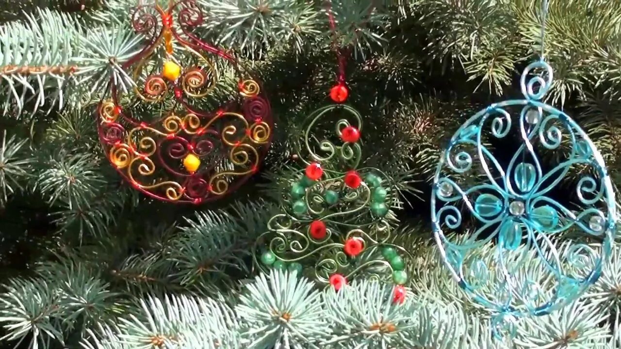 Как сделать новогоднюю игрушку из проволоки. Елочные игрушки из проволоки. елочные украшения из проволоки. игрушка на елку из проволоки. елочные игрушки из проволоки своими руками.