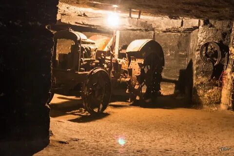 В аджимушкайских каменоломнях тракторы