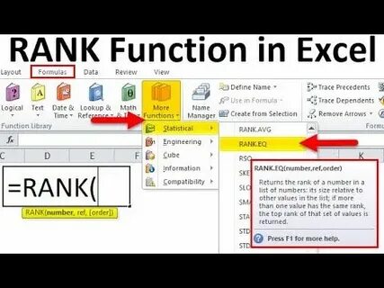 Оконная функция rank