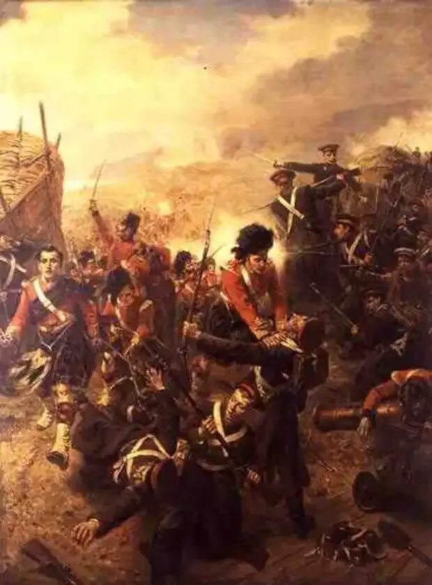 Битва вчера. Штурм севастополя 1855. robert alexander hillingford (british, 1828-1904). битва за большой редан. крымская война 1853-1856 картины.