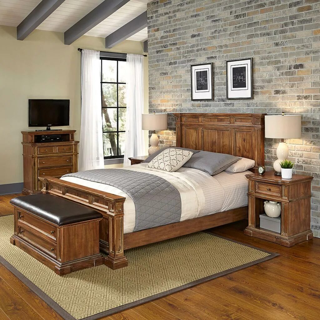 Спальня мебель дерево. Деревянная кровать в интерьере. Спальни из массива дерева. Кровать в стиле Кантри. Кровать деревянная в стиле Кантри.