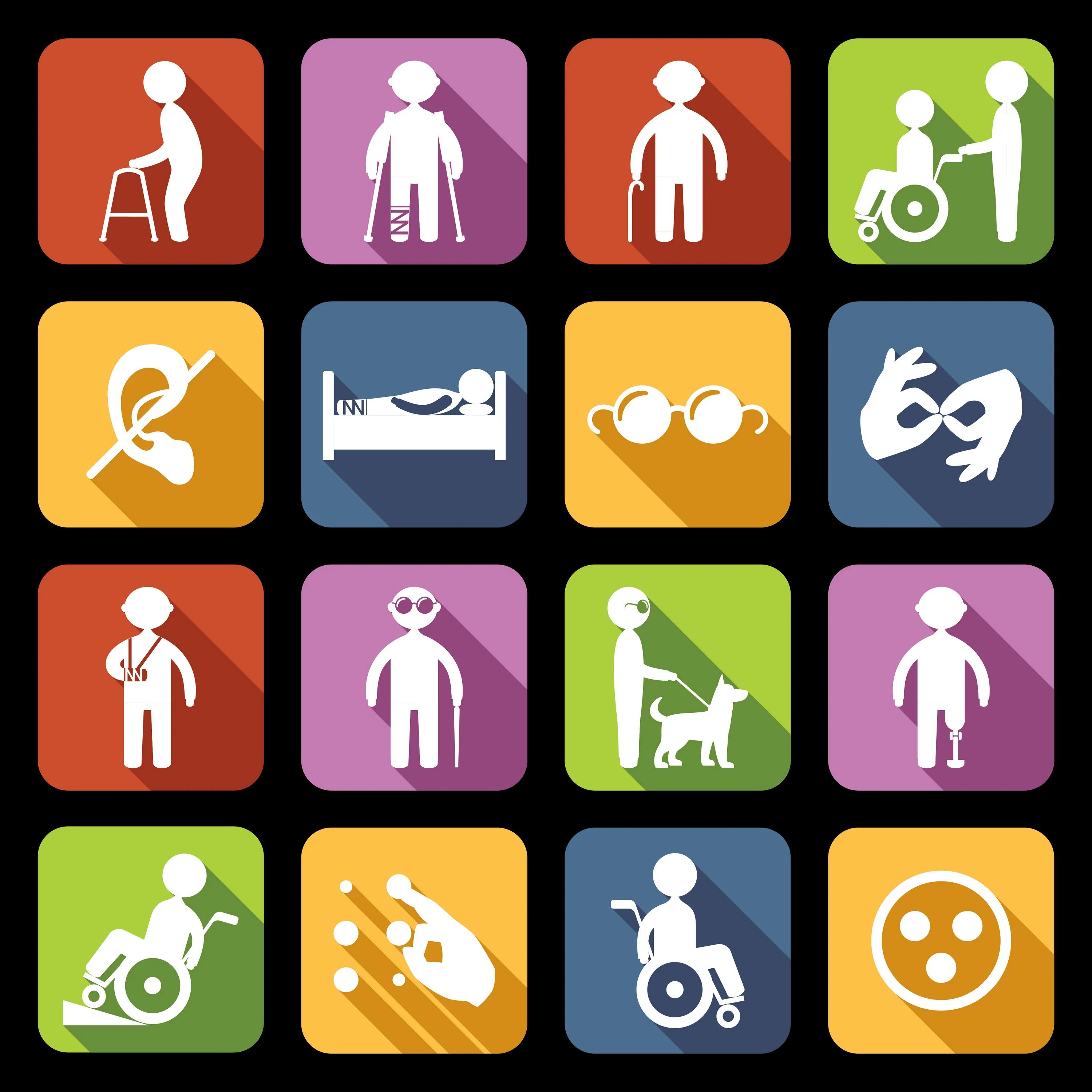 Инвалиды разных групп. Люди с ограниченными возможностями знак. Значок людей с ограниченными возможностями. Пиктограммы для людей с ограниченными возможностями. Знак людей с ограниченными способностями.