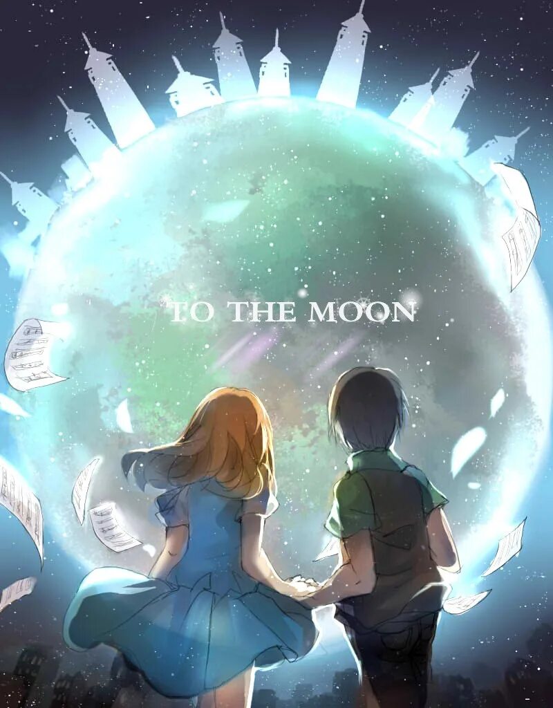 Зе мун слушать. To the Moon Ривер и Джонни. Ривер Уайлс to the Moon. To the Moon арты. To the Moon игра.