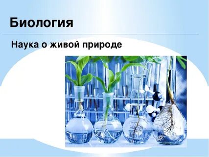 Наука о живой природе это