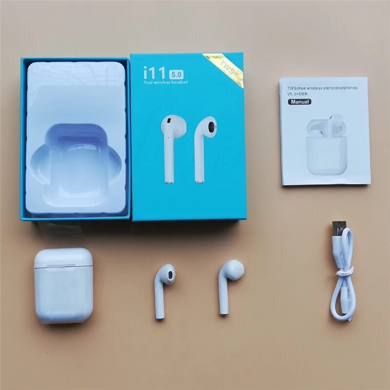 Беспроводные наушники i11 TWS Bluetooth5.0. I11 5.0 true Wireless Headset. Беспроводные наушники i11 TWS 5.0. AIRPODS i11. Tws наушники airpods