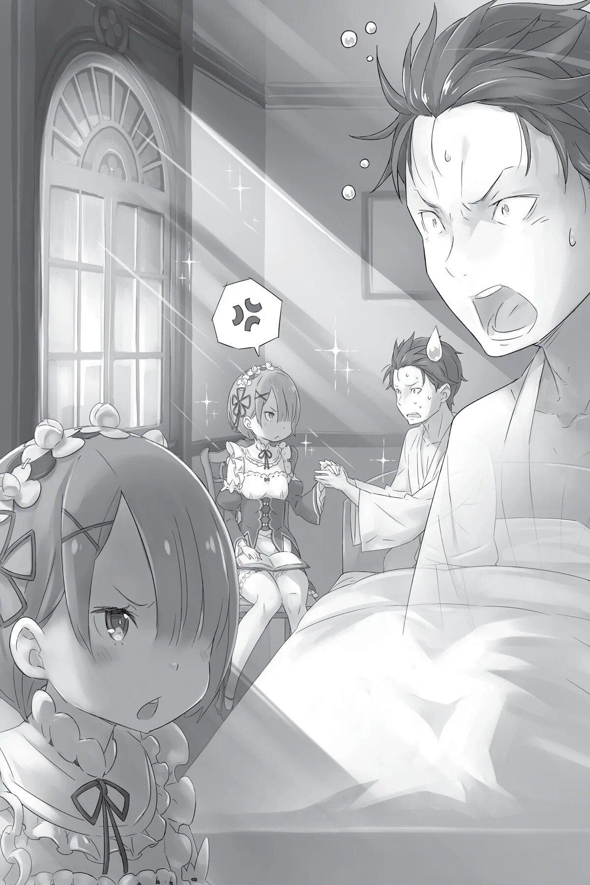 Ре зеро 6. Re Zero Subaru Arc 6. Резеро Субару и Петра. Субару Нацуки 6 арка.