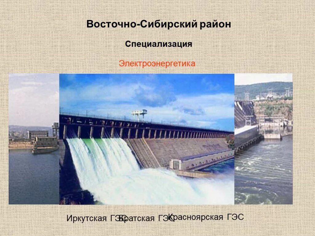 Восточно-Сибирский экономический район ГЭС. ГЭС Восточно Сибирского района. Электроэнергетика Восточной Сибири. Гидроэлектростанции Восточной Сибири. Гидроэнергетика важнейшая отрасль специализации района