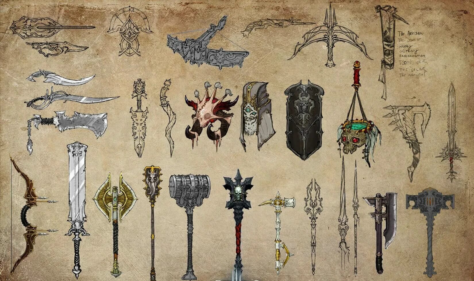 Weapon entities
