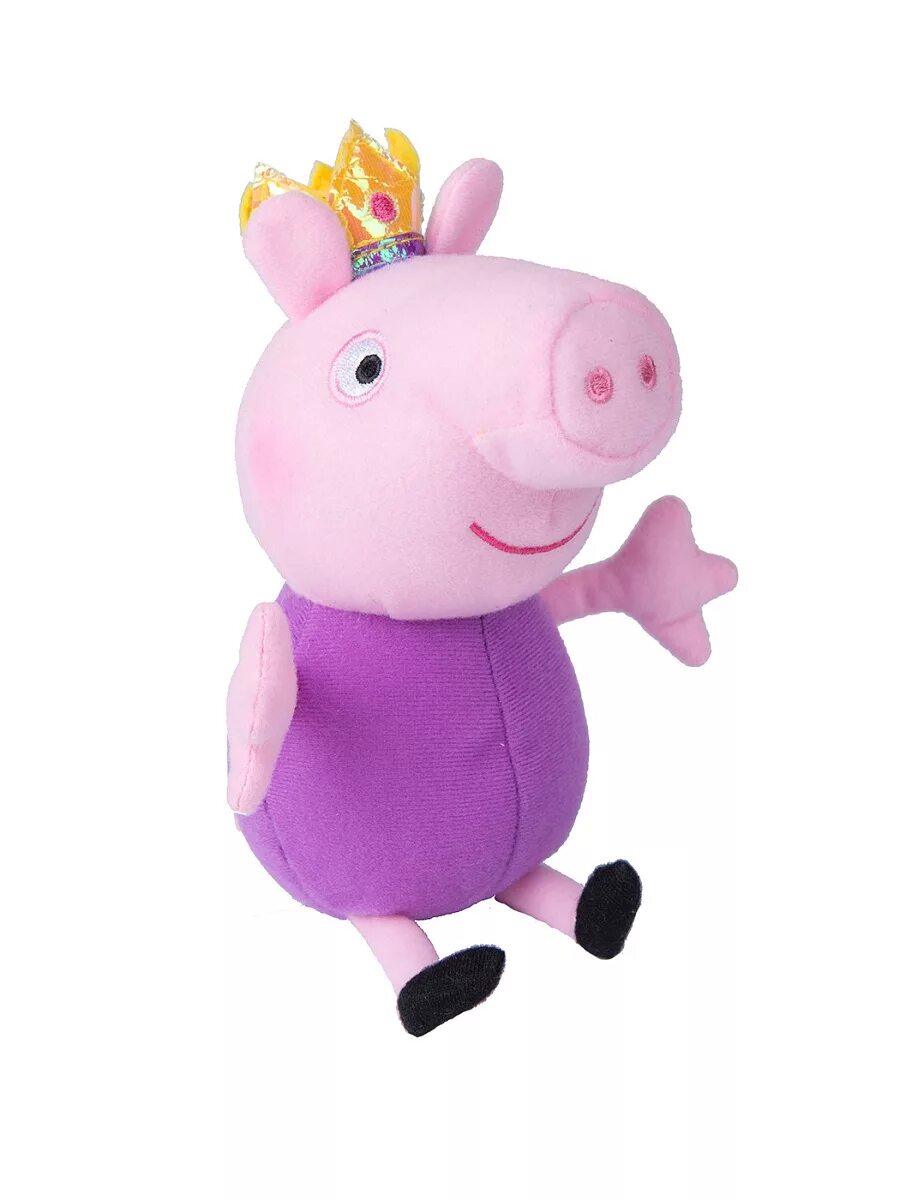 Мягкая игрушка Росмэн Peppa Pig Джордж принц 20 см. Свинка Пеппа и Джордж игрушки. Игрушка Джорджа из свинки Пеппы. Свинка Пеппа 20 см игрушка мягкая. Пепа игрушки