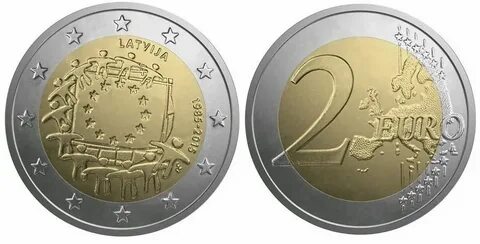 2 евро отличия