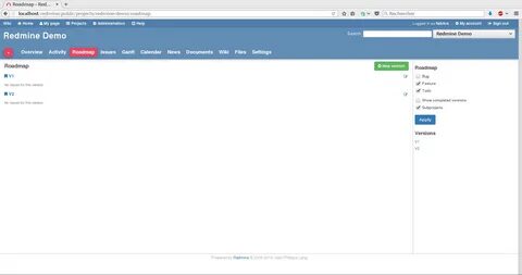 Redmine projects