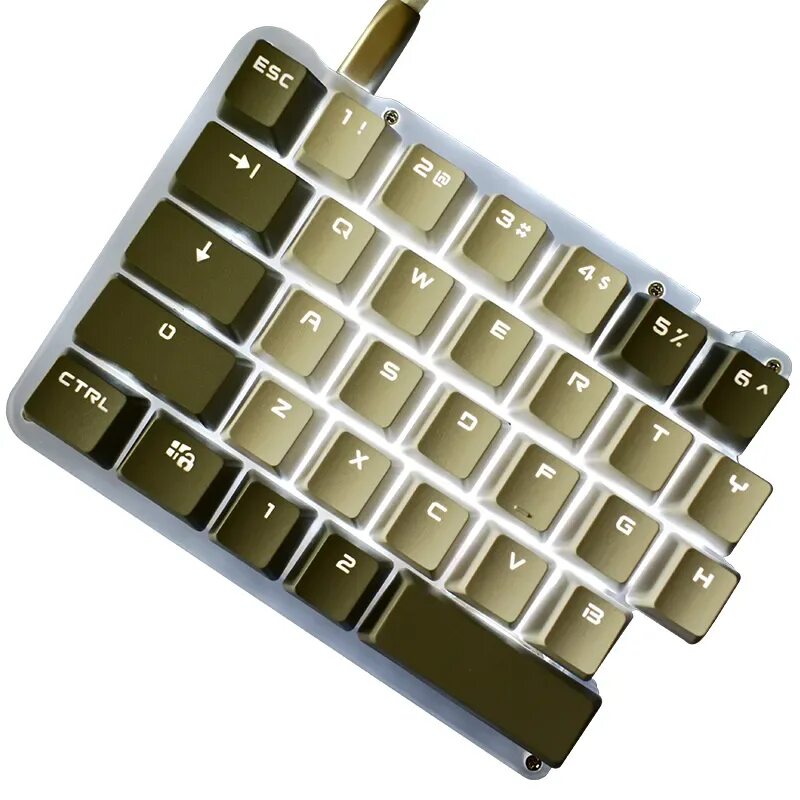 GK 62 клавиатура. Pac-62 Keyboard. Сплит клавиатура. Макро клавиатура программируемая. Механическая раскладка