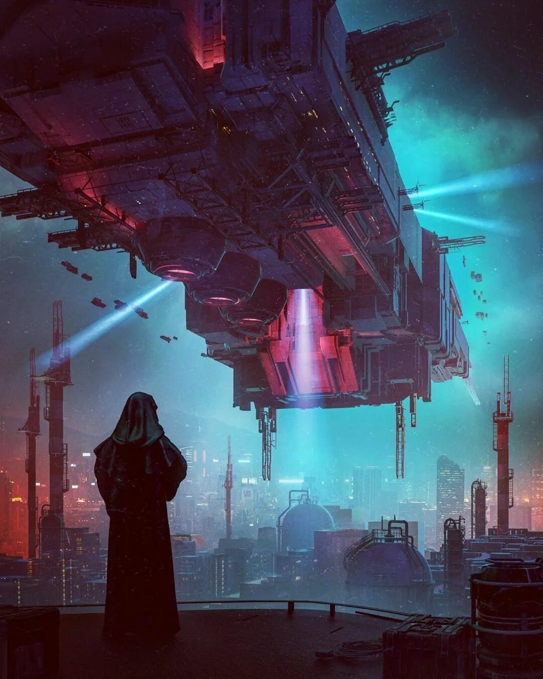 Город арт. Корусант дубай. Футуризм завод киберпанк. Научная антиутопия. Sci-fi art город.