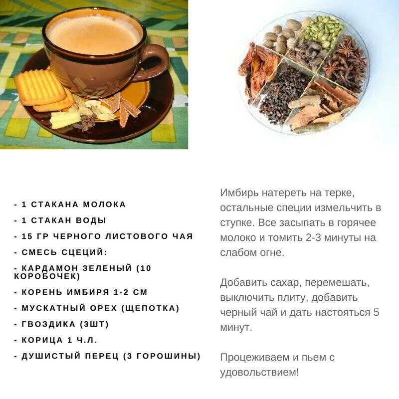 Рецепты с черным чаем