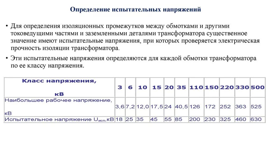 Максимальная напряжение обмотки. Испытательное напряжение трансформатора напряжения 6 кв. Испытательное напряжение обмоток трансформатора. Классы изоляции трансформаторов. Испытательное напряжение обмотки.