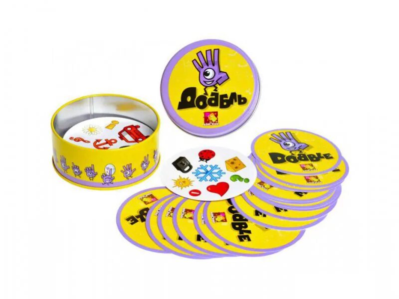 Как играть в дубль. Настольная игра asmodee доббль. double игра. игра с круглыми карточками. дубль для малышей.