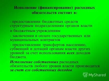 Реестр расходных обязательств это