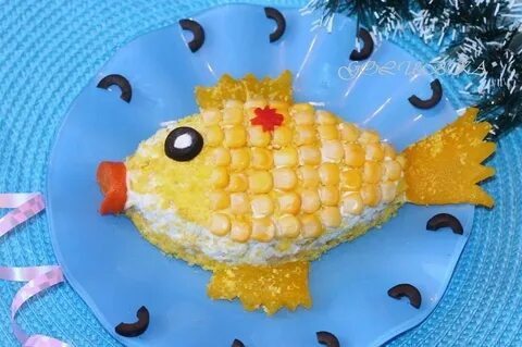 Салат золотая рыбка рецепт