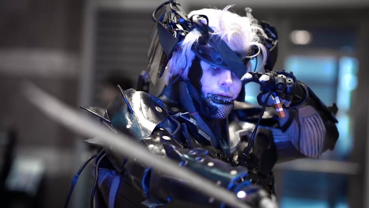 Raiden cosplay. Райден косплей. Metal Gear Rising Cosplay. Райден МГС косплей. Рейден косплей метал Гир.