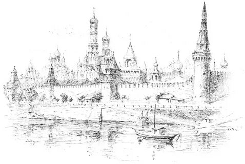 Рисуем старую москву