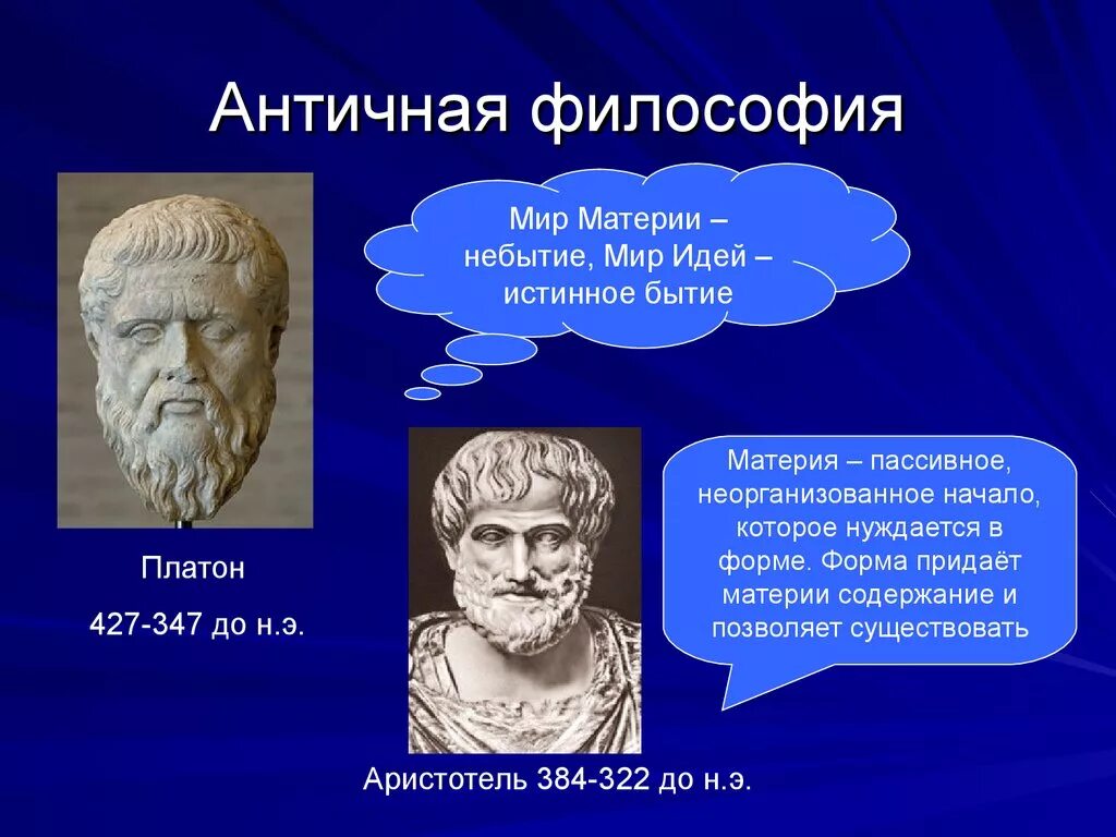 Идеи античных философов