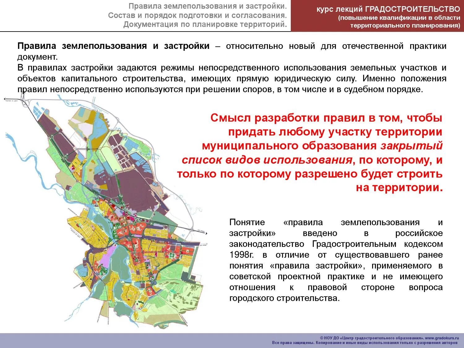 Виды использования пзз. Разработка правил землепользования и застройки. состав правил землепользования. содержание правил землепользования и застройки. состав пзз.