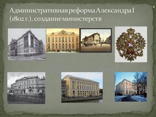 Министерство какой год. Министерская реформа Александра 1 в 1802. Александр 1 министерская реформа. 1802 Учреждение министерств в России. Александр 1 Министерства.