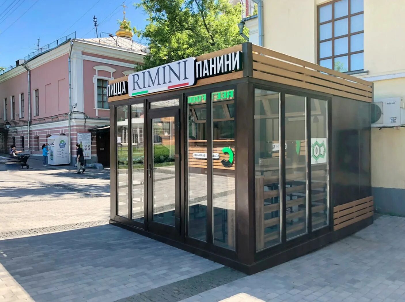 Уличный павильон. Современные торговые киоски. Ларек металлический. Нто-6. Современные торговые павильоны.