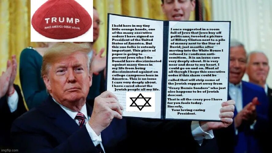Фото Трампа с евреями. Трамп еврей