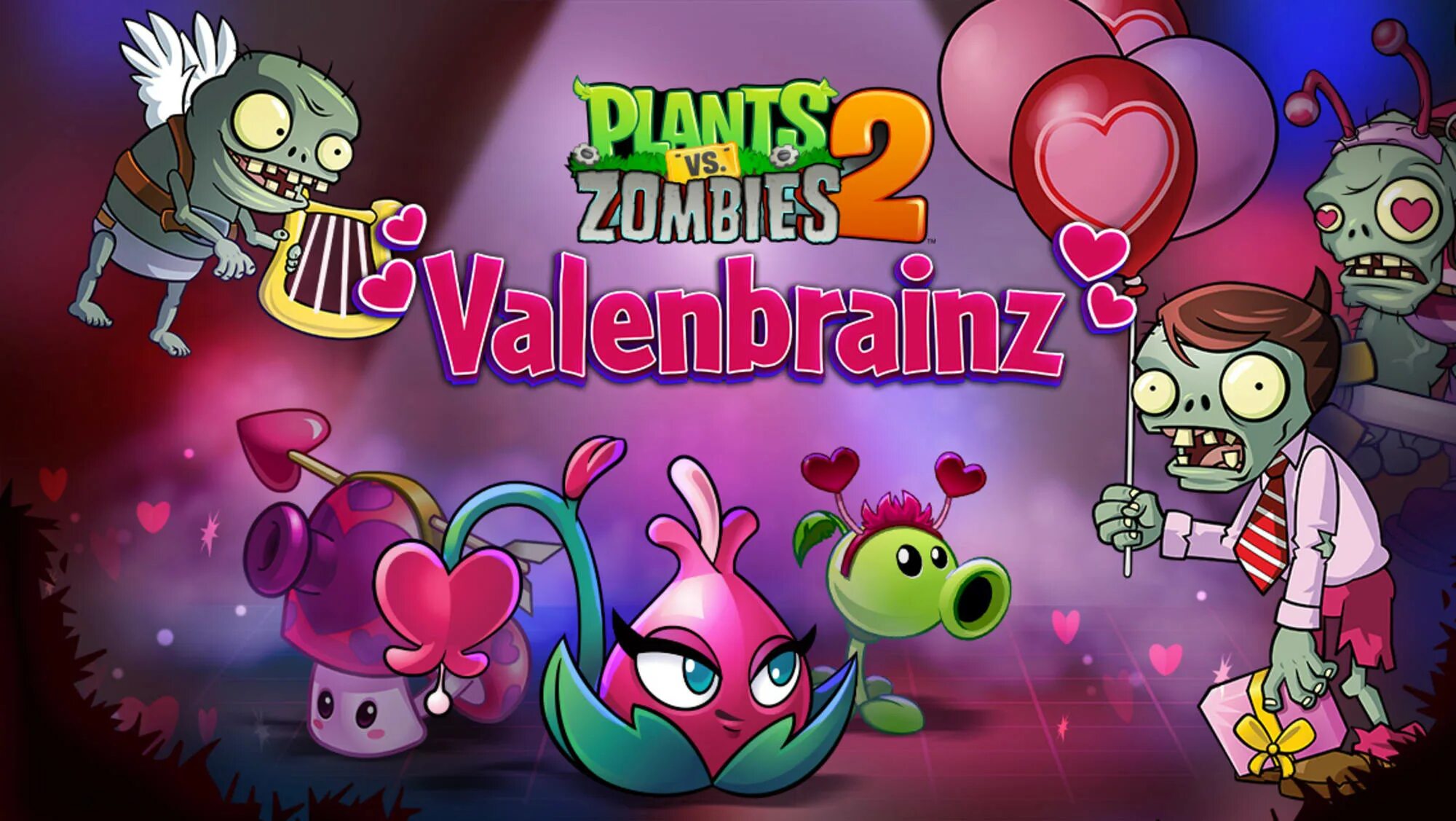 Растение против зомби 2 Valenbrainz. Plants vs Zombies 2. Рождение против зомби