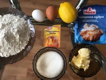 Муки и разрыхлитель яйцо